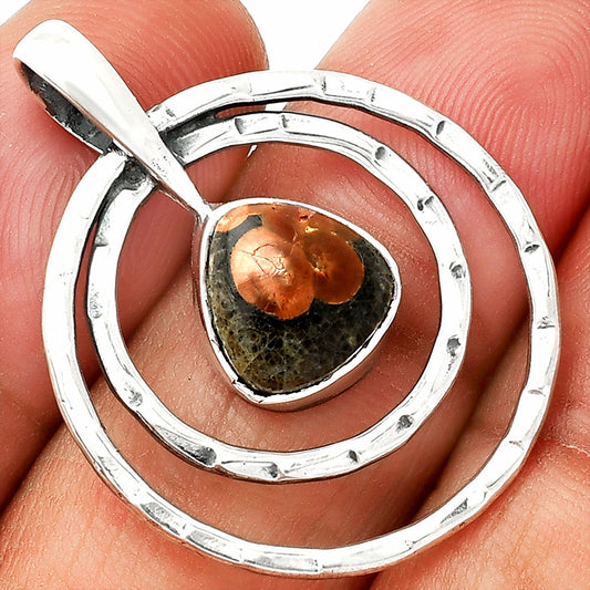 Natural Peanut Obsidian Pendant P-1441 SDP151460