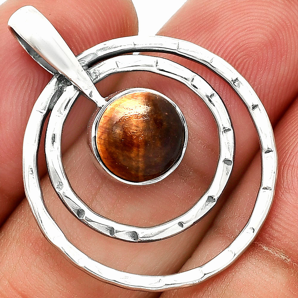 Natural Red Tiger Eye Pendant P-1441 SDP151478