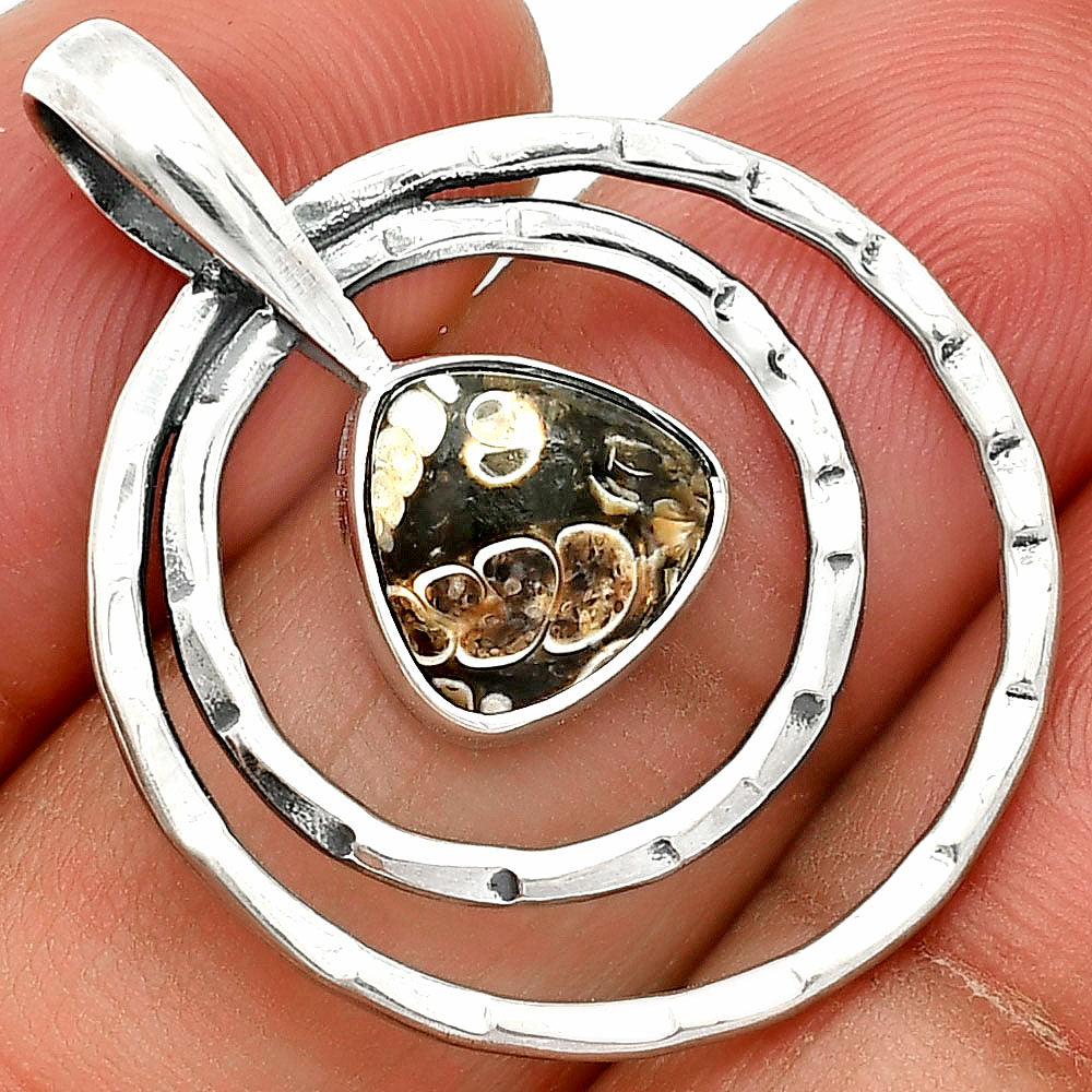 Natural Turtella Jasper - USA Pendant P-1441 SDP151480