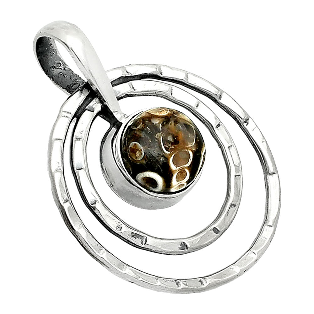 Natural Turtella Jasper - USA Pendant P-1441 SDP151486