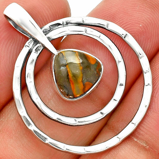 Natural Fruit Jasper Pendant P-1441 SDP151494
