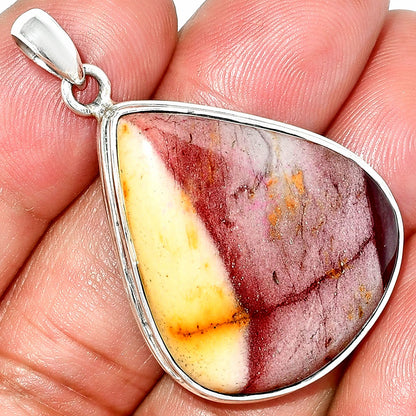 Natural Red Mookaite Pendant P-1124 SDP151521