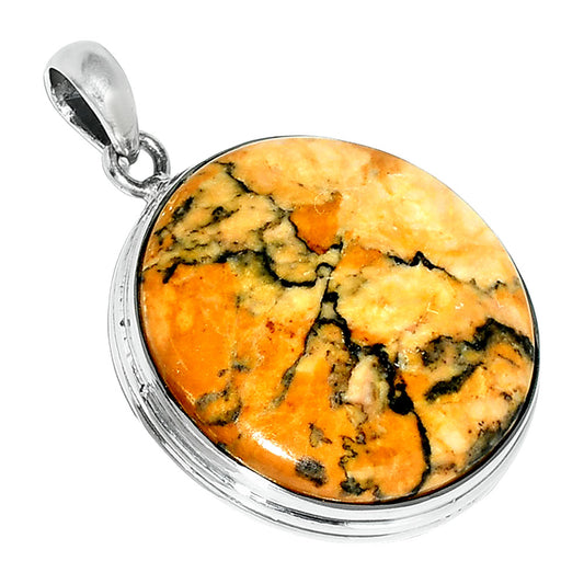 Natural Honey Dendritic Opal Pendant P-1124 SDP151548