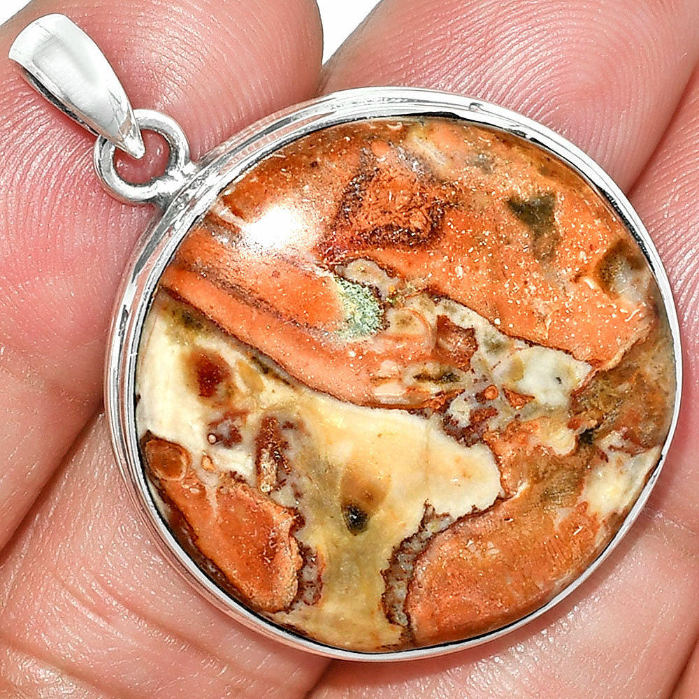 Natural Rosetta Picture Jasper Pendant P-1124 SDP151557
