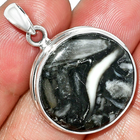 Natural Mexican Cabbing Fossil Pendant P-1124 SDP151568