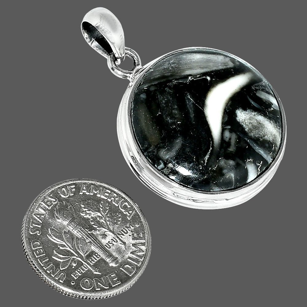 Natural Mexican Cabbing Fossil Pendant P-1124 SDP151568