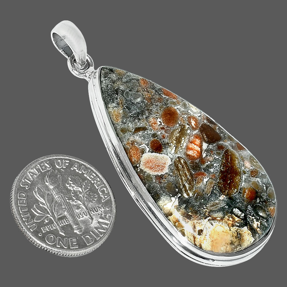 Natural Tabu Jasper Pendant P-1124 SDP151592