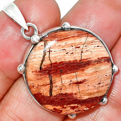Natural Snake Skin Jasper Pendant P-1349 SDP151606