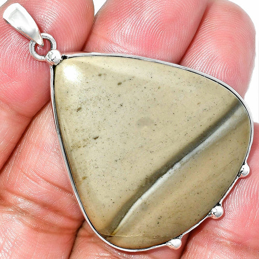 Natural Flint Stone Pendant P-1349 SDP151609