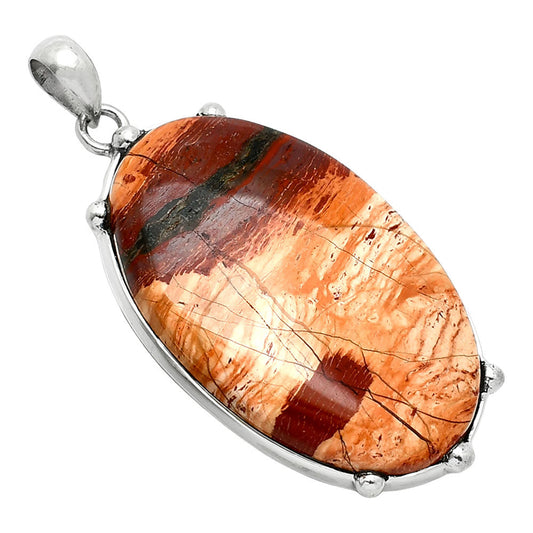 Natural Snake Skin Jasper Pendant P-1349 SDP151633