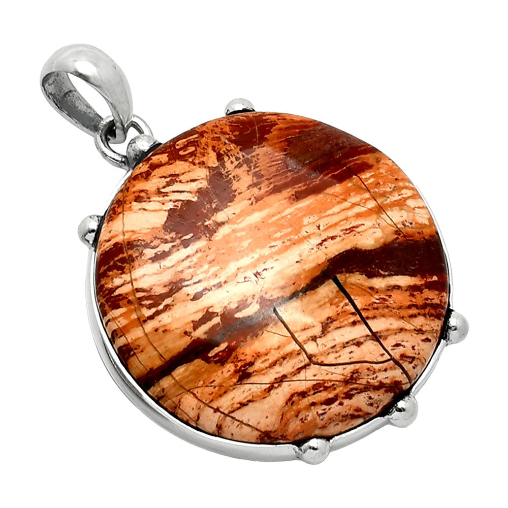 Natural Snake Skin Jasper Pendant P-1349 SDP151648