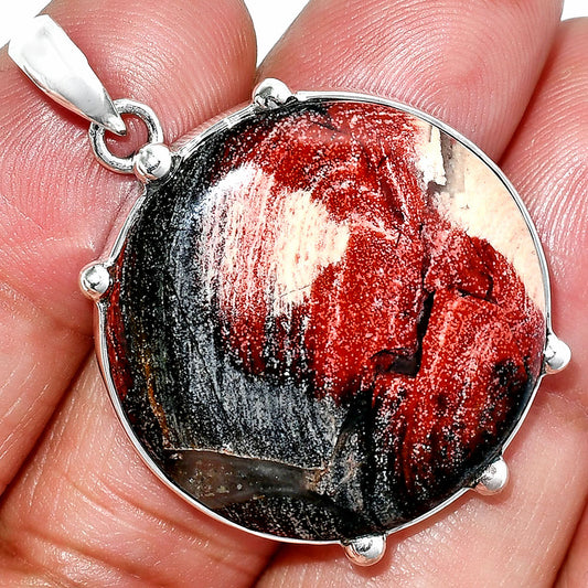 Natural Snake Skin Jasper Pendant P-1349 SDP151650