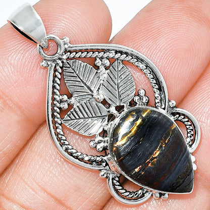 Natural Iron Tiger Eye Pendant P-1258 SDP151894