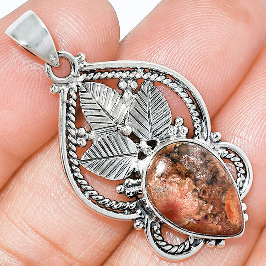 Natural Poppy Jasper Pendant P-1258 SDP151917