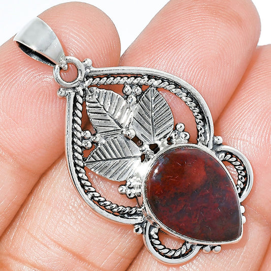 Natural Texas Moss Agate Pendant P-1258 SDP151921