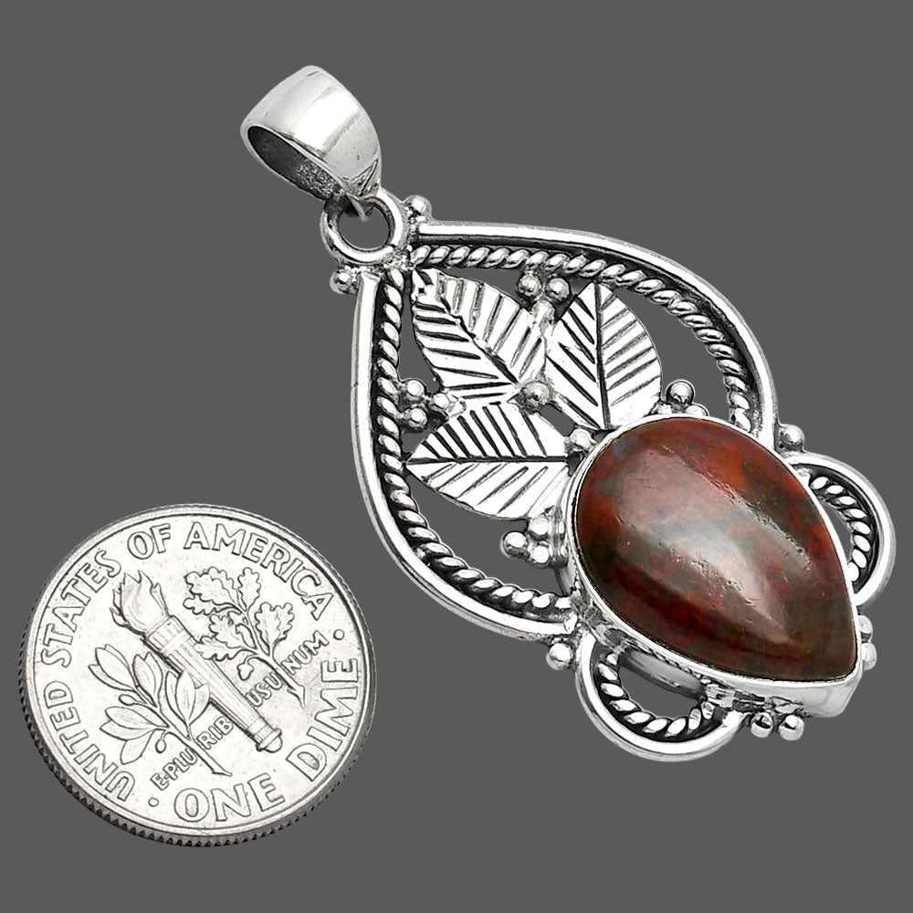 Natural Texas Moss Agate Pendant P-1258 SDP151921