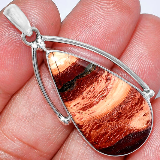 Natural Snake Skin Jasper Pendant P-1566 SDP152369