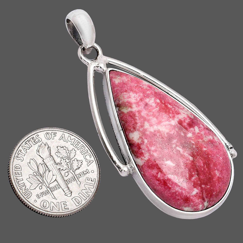 Natural Pink Thulite - Norway Pendant P-1566 SDP152375