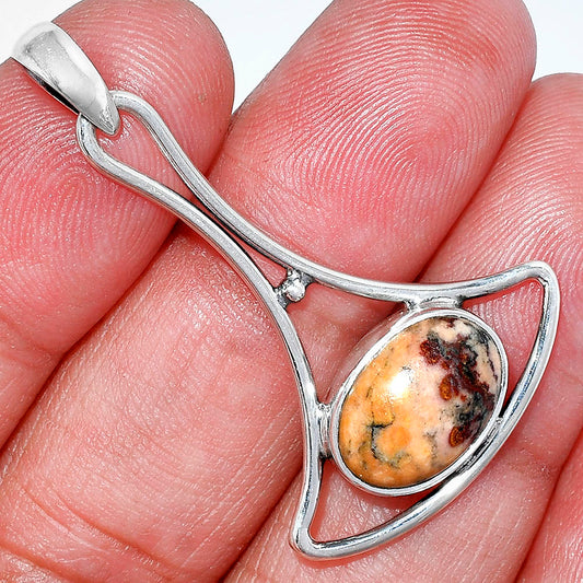 Natural Rosetta Picture Jasper Pendant P-1574 SDP152415