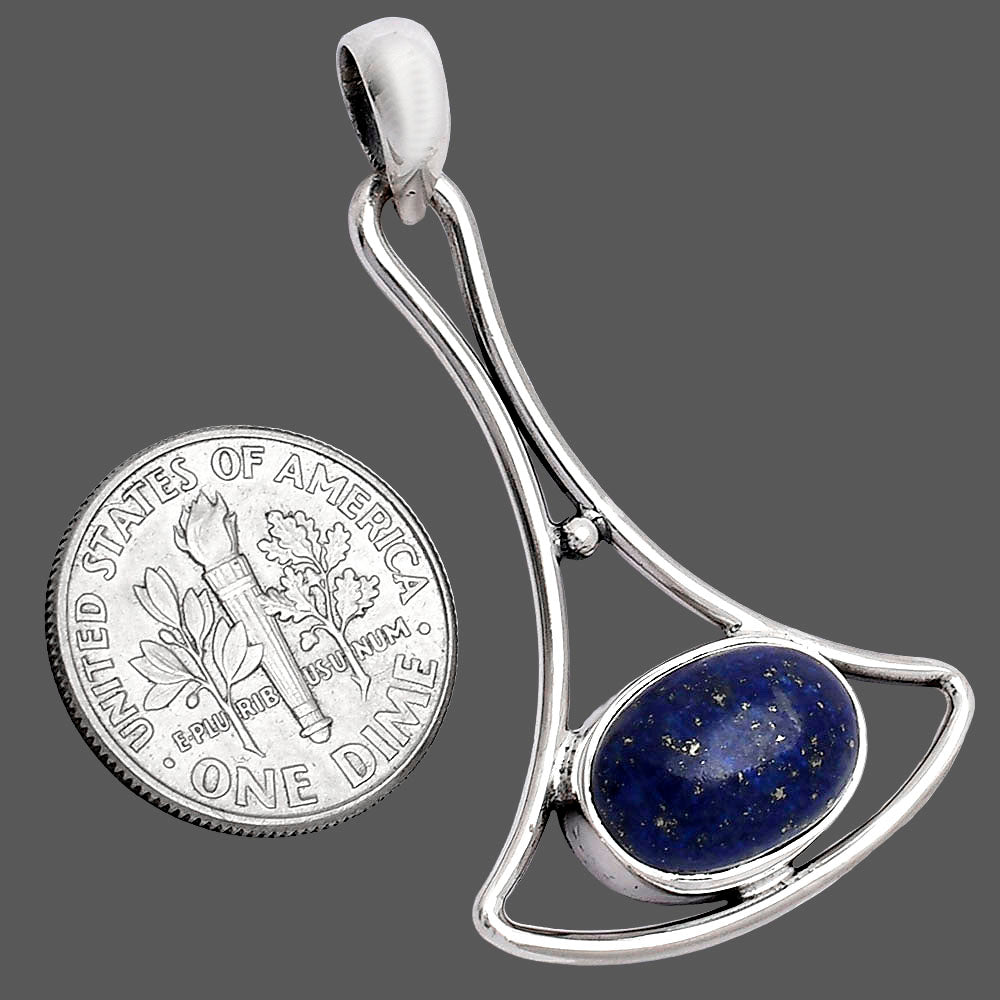 Natural Lapis Lazuli - Afghanistan Pendant P-1574 SDP152424