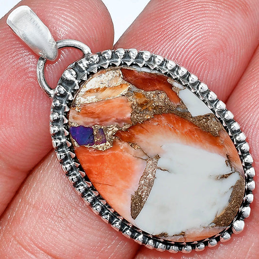 Spiny Oyster Turquoise - Arizona Pendant P-1312 SDP152439