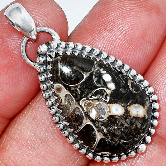 Natural Turtella Jasper - USA Pendant P-1312 SDP152443
