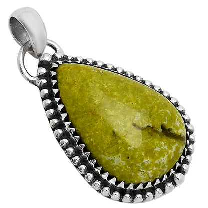 Natural Green Opal Madagascar Pendant P-1312 SDP152445