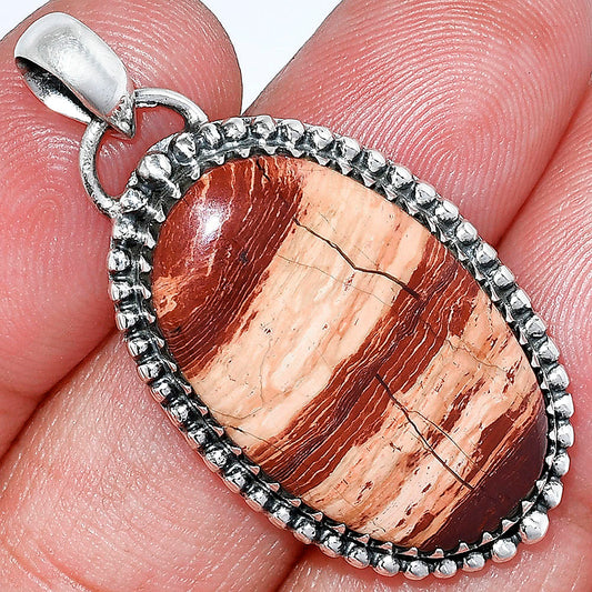 Natural Snake Skin Jasper Pendant P-1312 SDP152460
