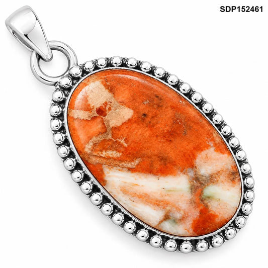 Natural Red Sponge Coral Pendant P-1312 SDP152461