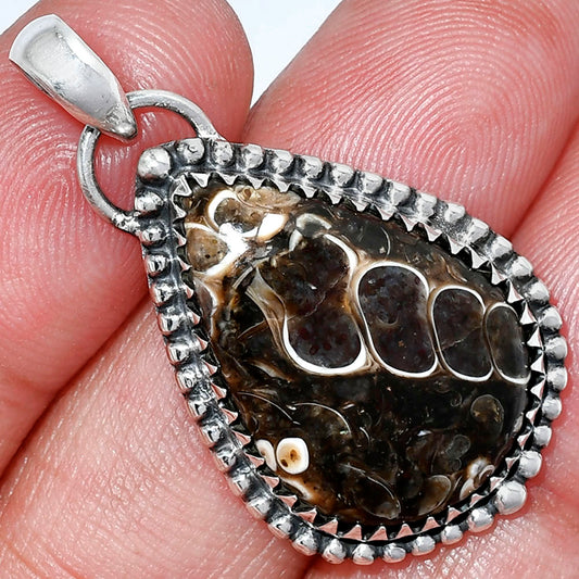 Natural Turtella Jasper - USA Pendant P-1312 SDP152463