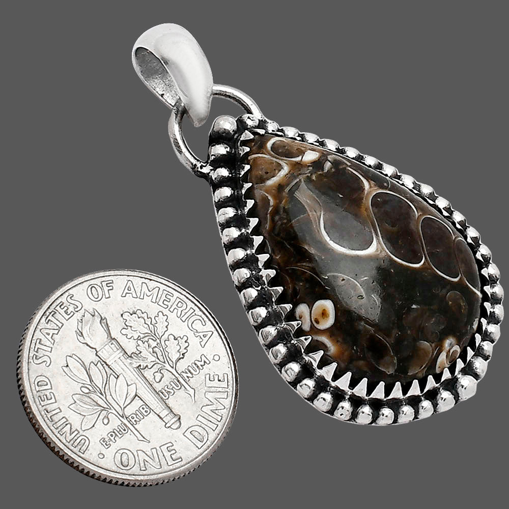 Natural Turtella Jasper - USA Pendant P-1312 SDP152463