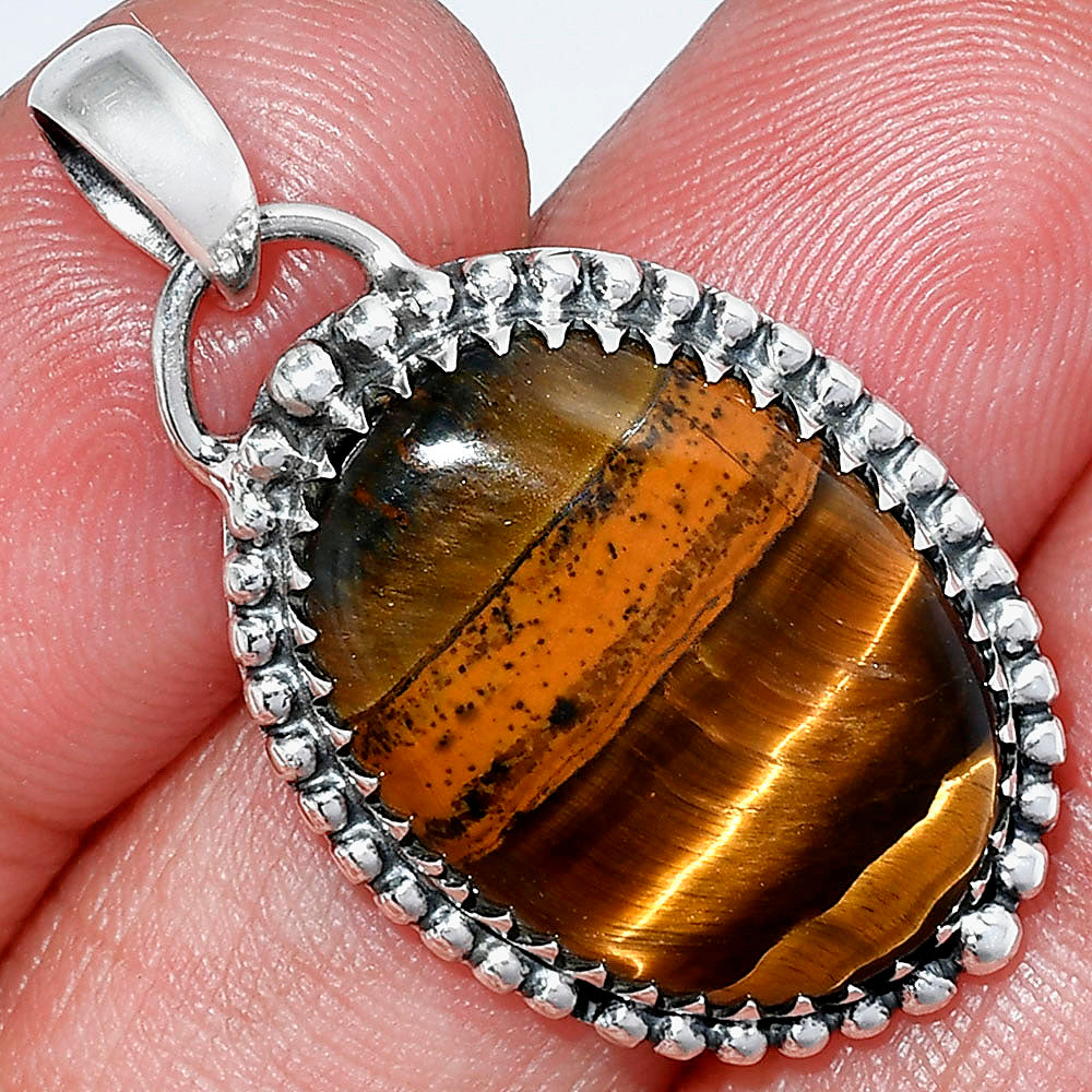 Natural Tiger Eye - Africa Pendant P-1312 SDP152491
