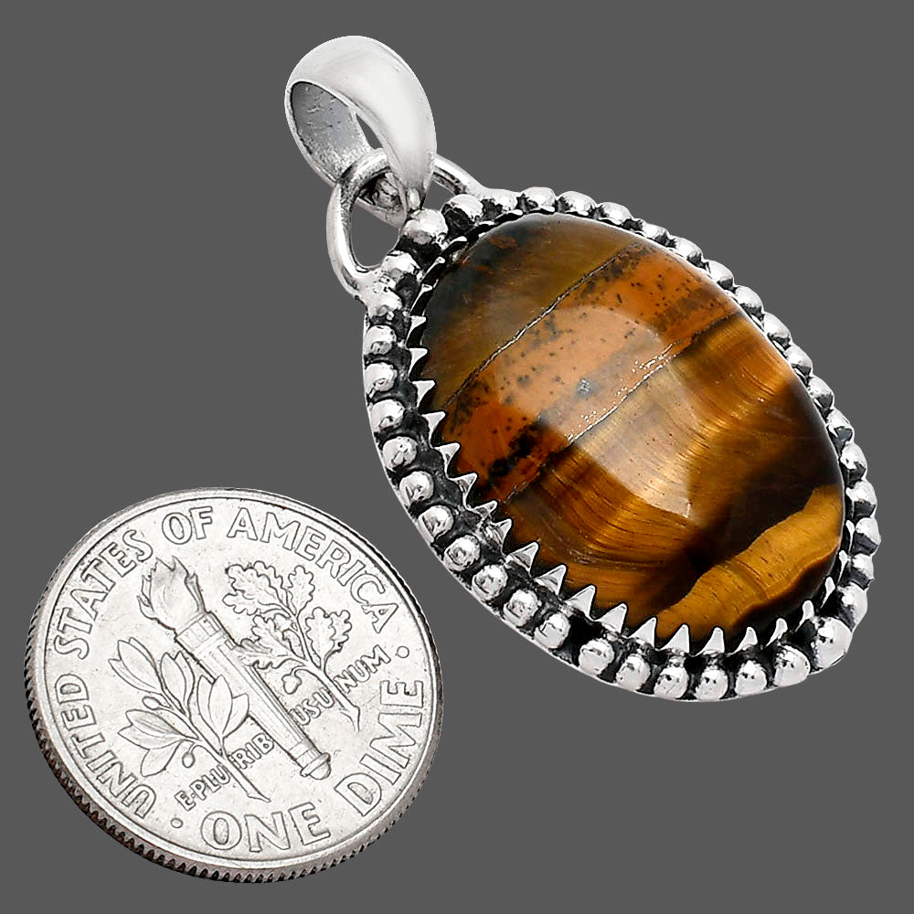 Natural Tiger Eye - Africa Pendant P-1312 SDP152491