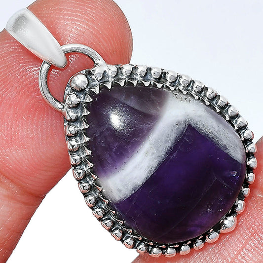 Natural Chevron Amethyst Pendant P-1312 SDP152492