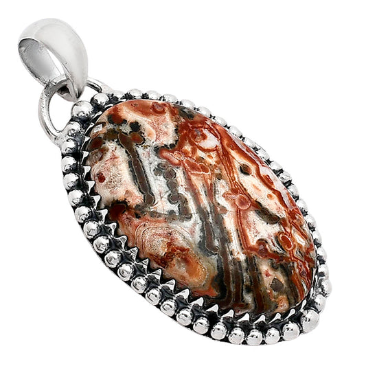 Natural Leopard Skin Jasper Pendant P-1312 SDP152496