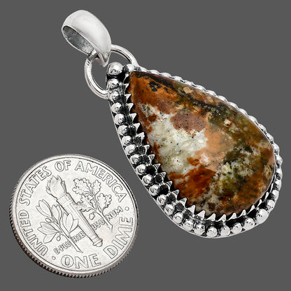 Natural Rocky Butte Picture Jasper Pendant P-1312 SDP152513