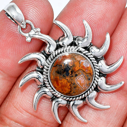 Sun - Rare Cady Mountain Agate Pendant P-1264 SDP152524