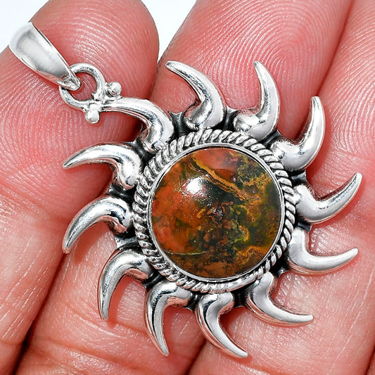 Sun - Rare Cady Mountain Agate Pendant P-1264 SDP152569