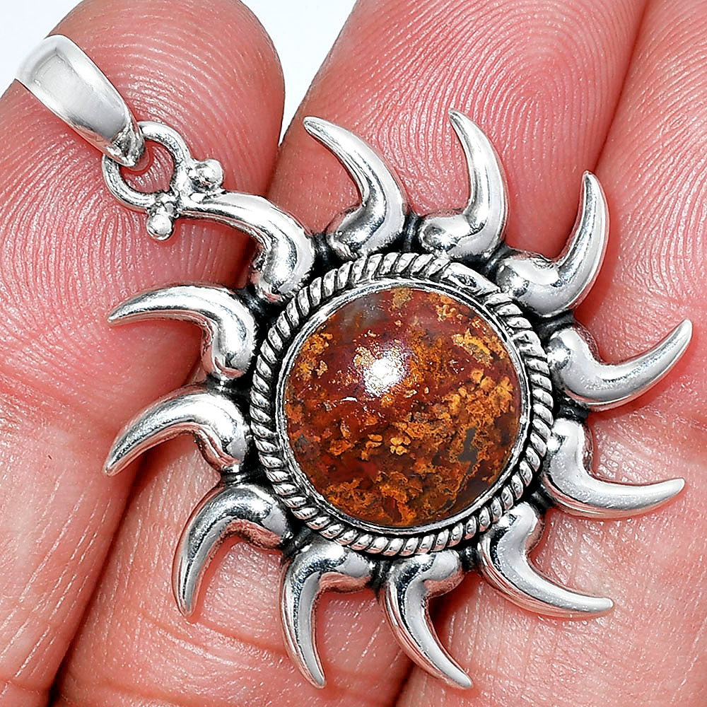 Sun - Rare Cady Mountain Agate Pendant P-1264 SDP152570