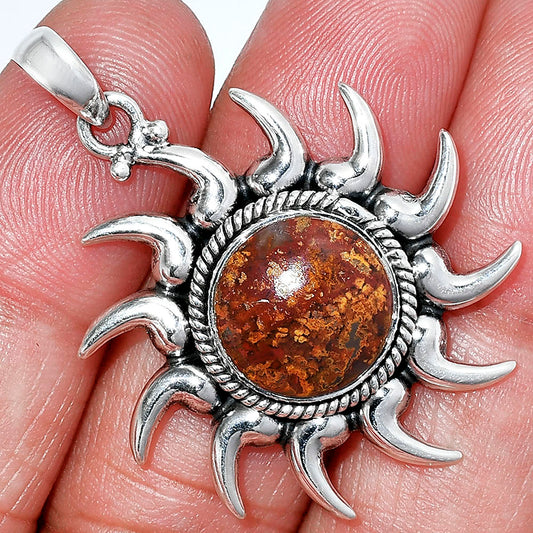 Sun - Rare Cady Mountain Agate Pendant P-1264 SDP152570