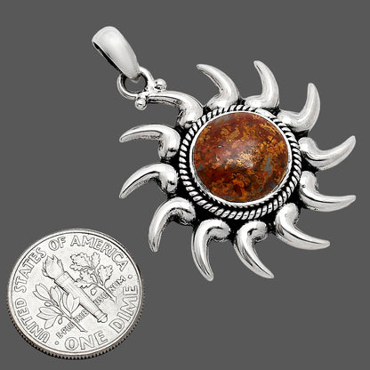 Sun - Rare Cady Mountain Agate Pendant P-1264 SDP152570