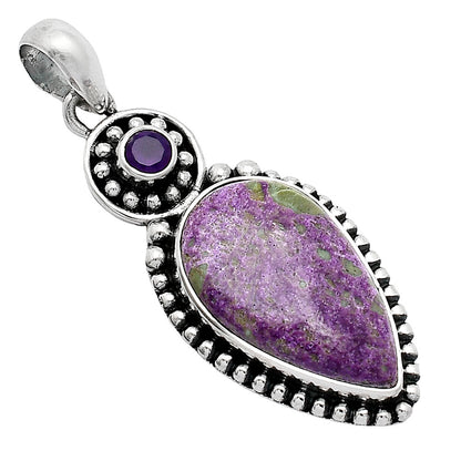 Purpurite - South Africa & Amethyst Pendant P-1500 SDP152829