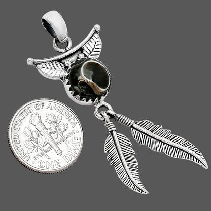 Feather - Turtella Jasper - USA Pendant P-1284 SDP152901