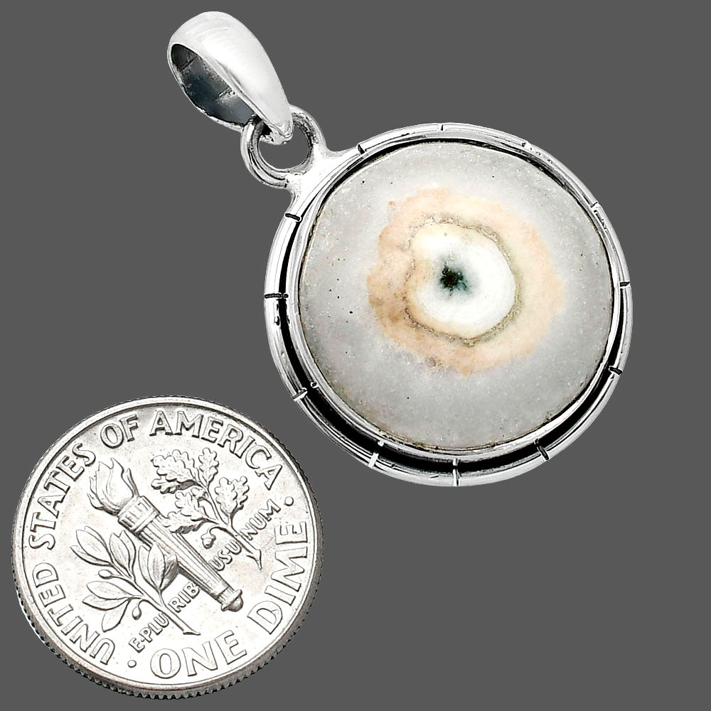 Natural Solar Quartz Eye Pendant P-1065 SDP152974
