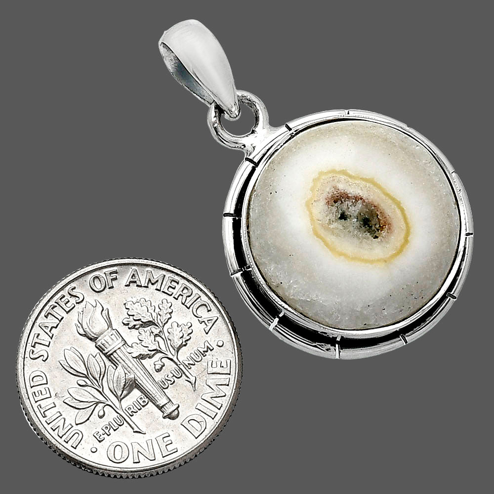 Natural Solar Quartz Eye Pendant P-1065 SDP152998