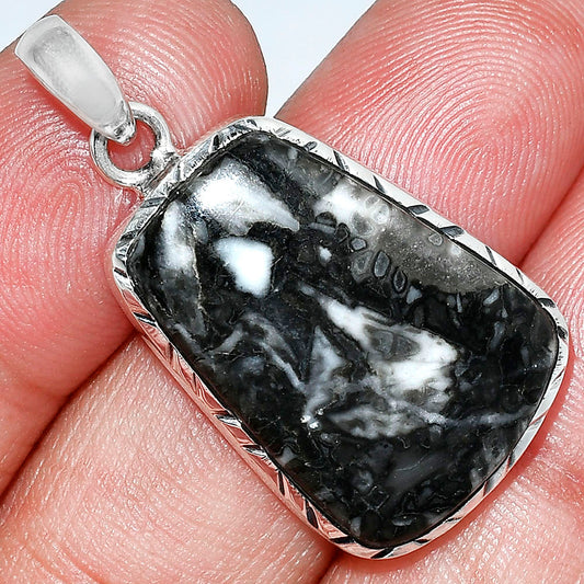 Natural Mexican Cabbing Fossil Pendant P-1079 SDP153022