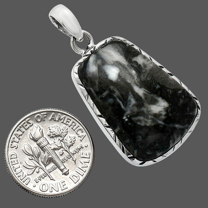 Natural Mexican Cabbing Fossil Pendant P-1079 SDP153022