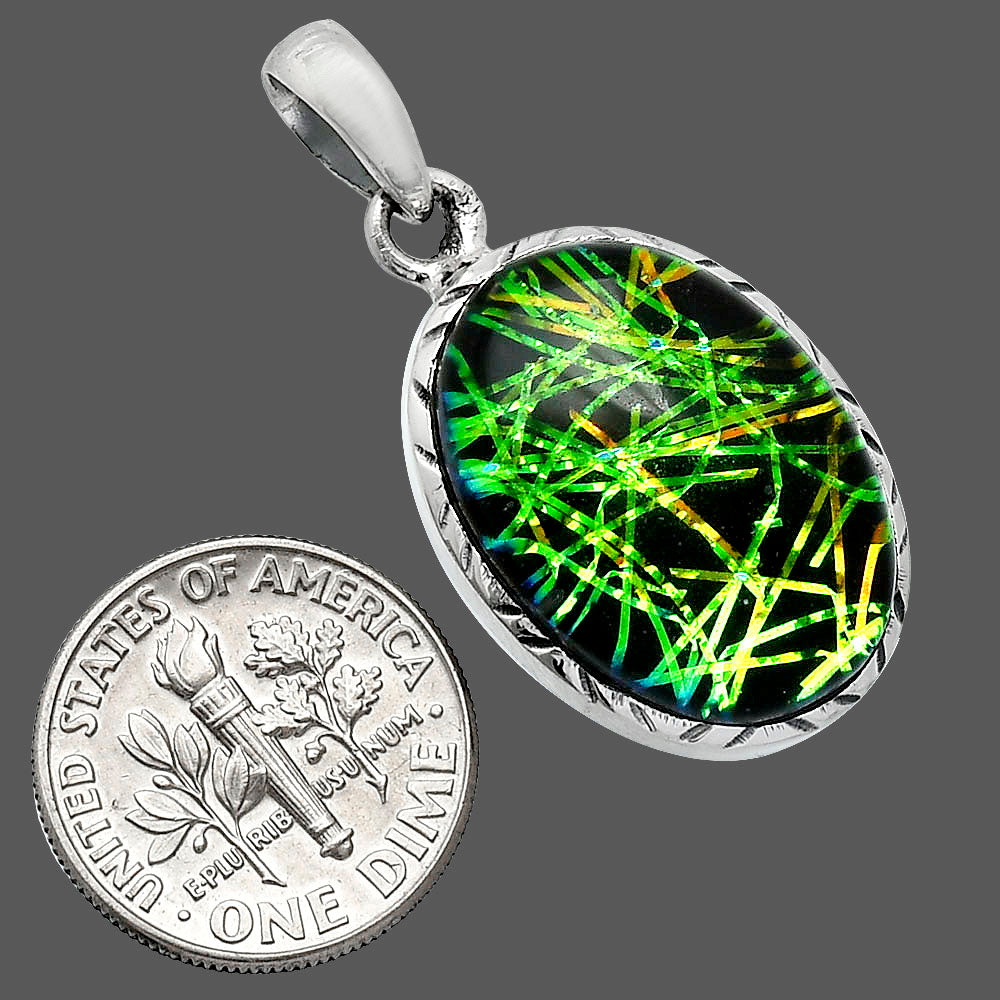 Dichroic Glass Pendant P-1079 SDP153041