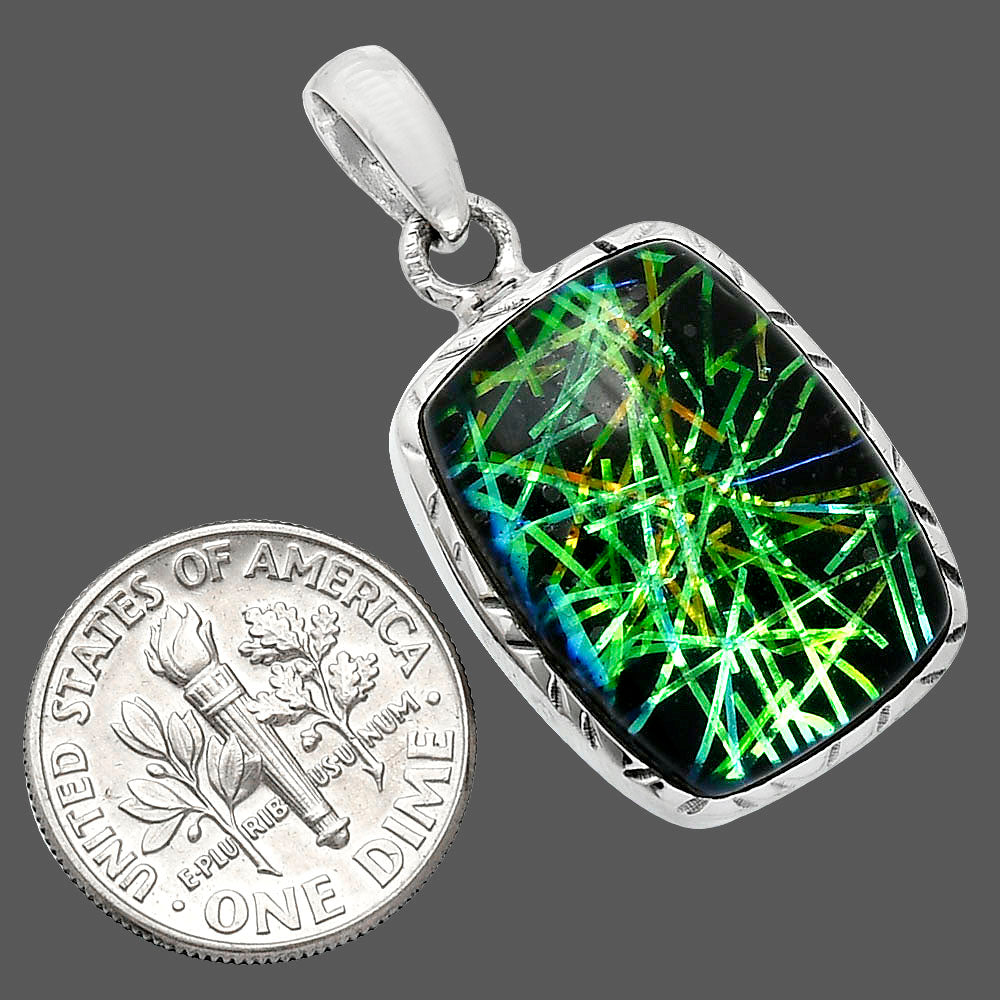 Dichroic Glass Pendant P-1079 SDP153042