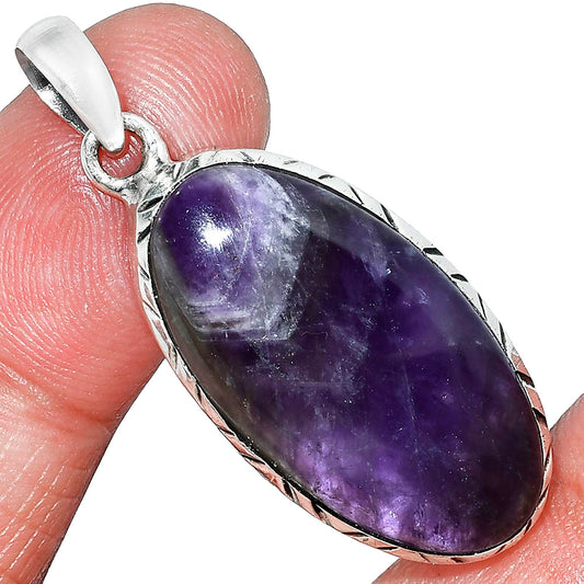 Natural Chevron Amethyst Pendant P-1079 SDP153056